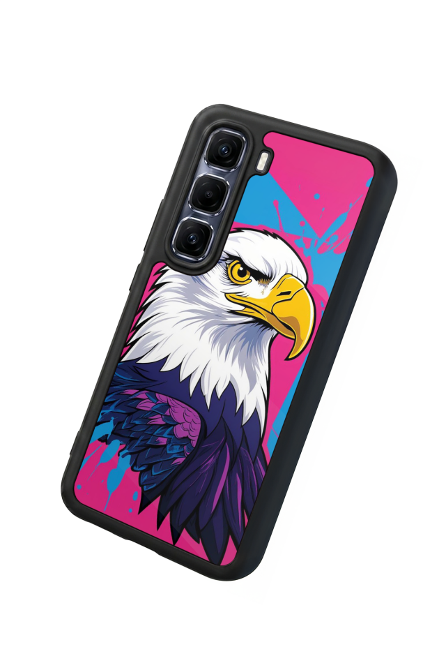 Infinix Hot 60 Pro Plus Uyumlu Besiktas Tasarımlı Glossy Premium Kılıf