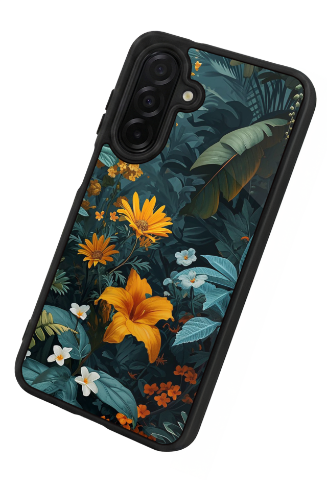Samsung Galaxy A56 Uyumlu Botanik Tasarımlı Glossy Premium Kılıf