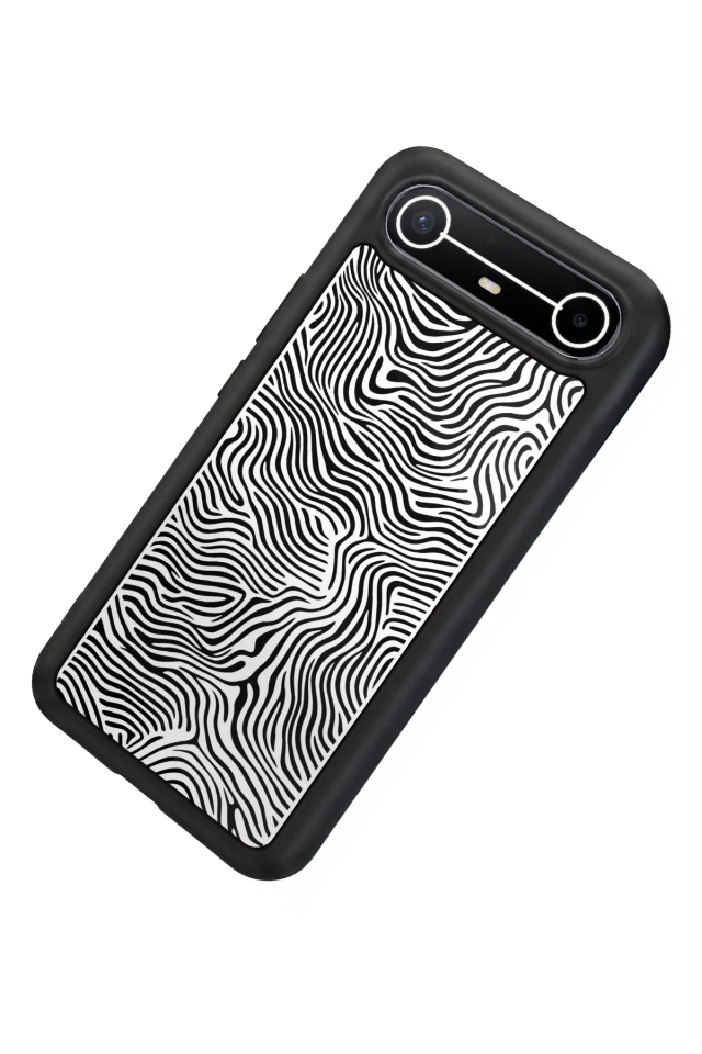 Tecno Spark Slim 5G Uyumlu Çizgi Sanatı Tasarımlı Glossy Premium Kılıf