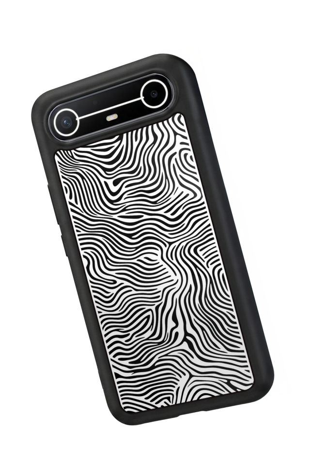 Tecno Spark Slim 5G Uyumlu Çizgi Sanatı Tasarımlı Glossy Premium Kılıf