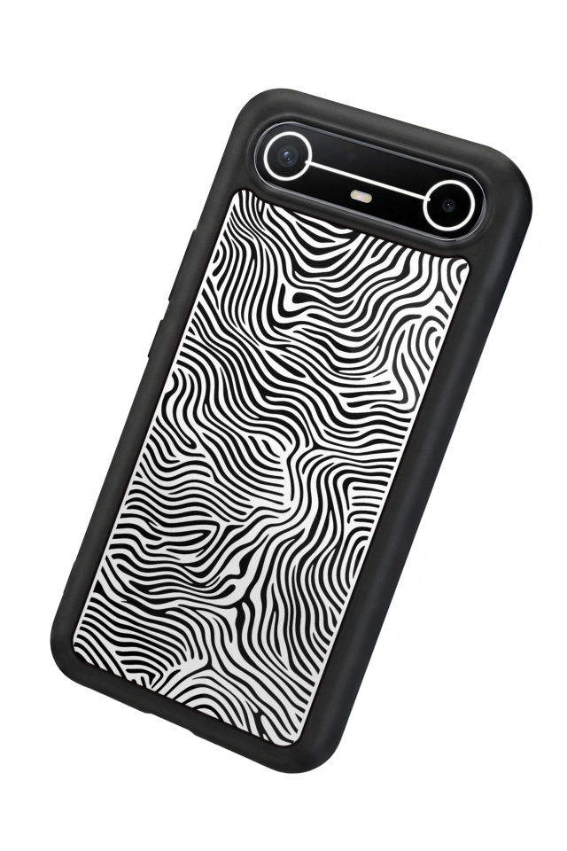 Tecno Spark Slim 5G Uyumlu Çizgi Sanatı Tasarımlı Glossy Premium Kılıf