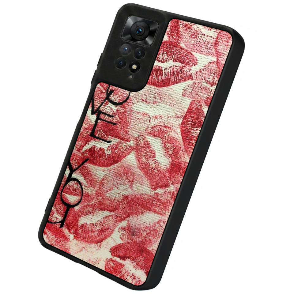 Xiaomi Redmi Note 12 Pro Uyumlu Dudak Tasarımlı Glossy Premium Kılıf