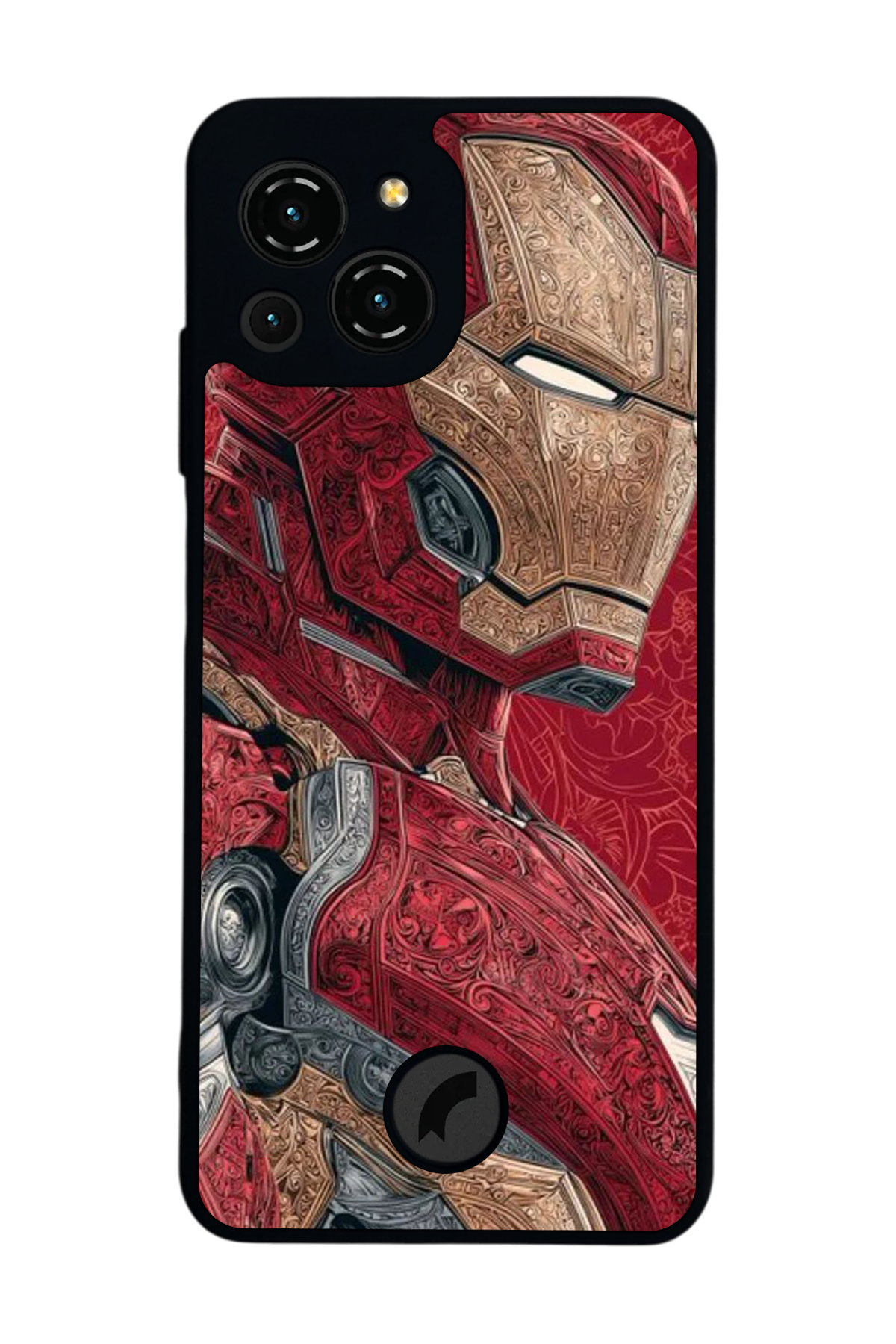 Reeder S23 Pro Max Uyumlu Iron Man ( Demir Adam ) Tasarımlı Glossy Premium Kılıf