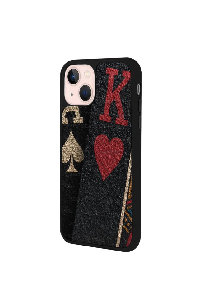 iPhone 13/14 Uyumlu Kart Tasarımlı Glossy Premium Kılıf