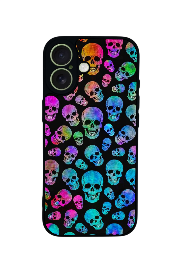 iPhone 17 Uyumlu KuruKafa Tasarımlı Glossy Premium Kılıf