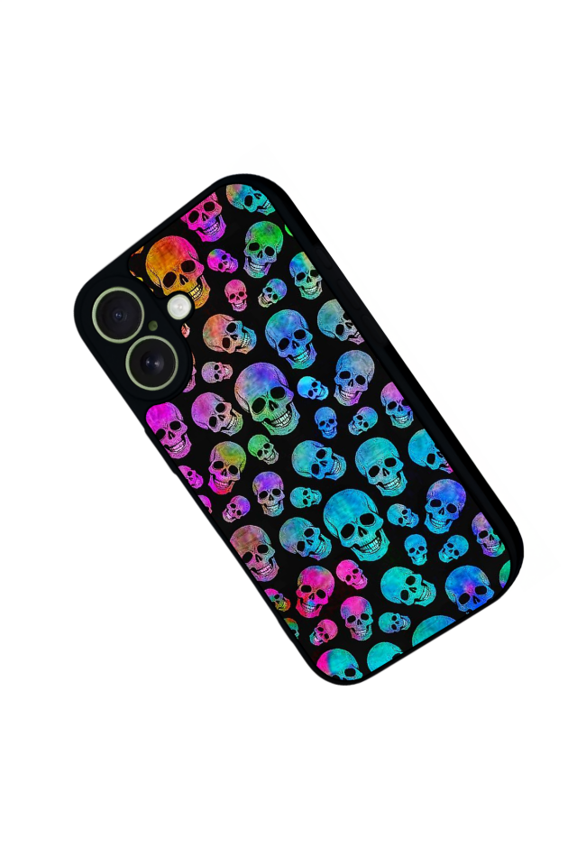 iPhone 17 Uyumlu KuruKafa Tasarımlı Glossy Premium Kılıf