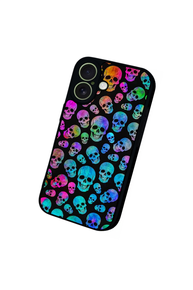 iPhone 17 Uyumlu KuruKafa Tasarımlı Glossy Premium Kılıf