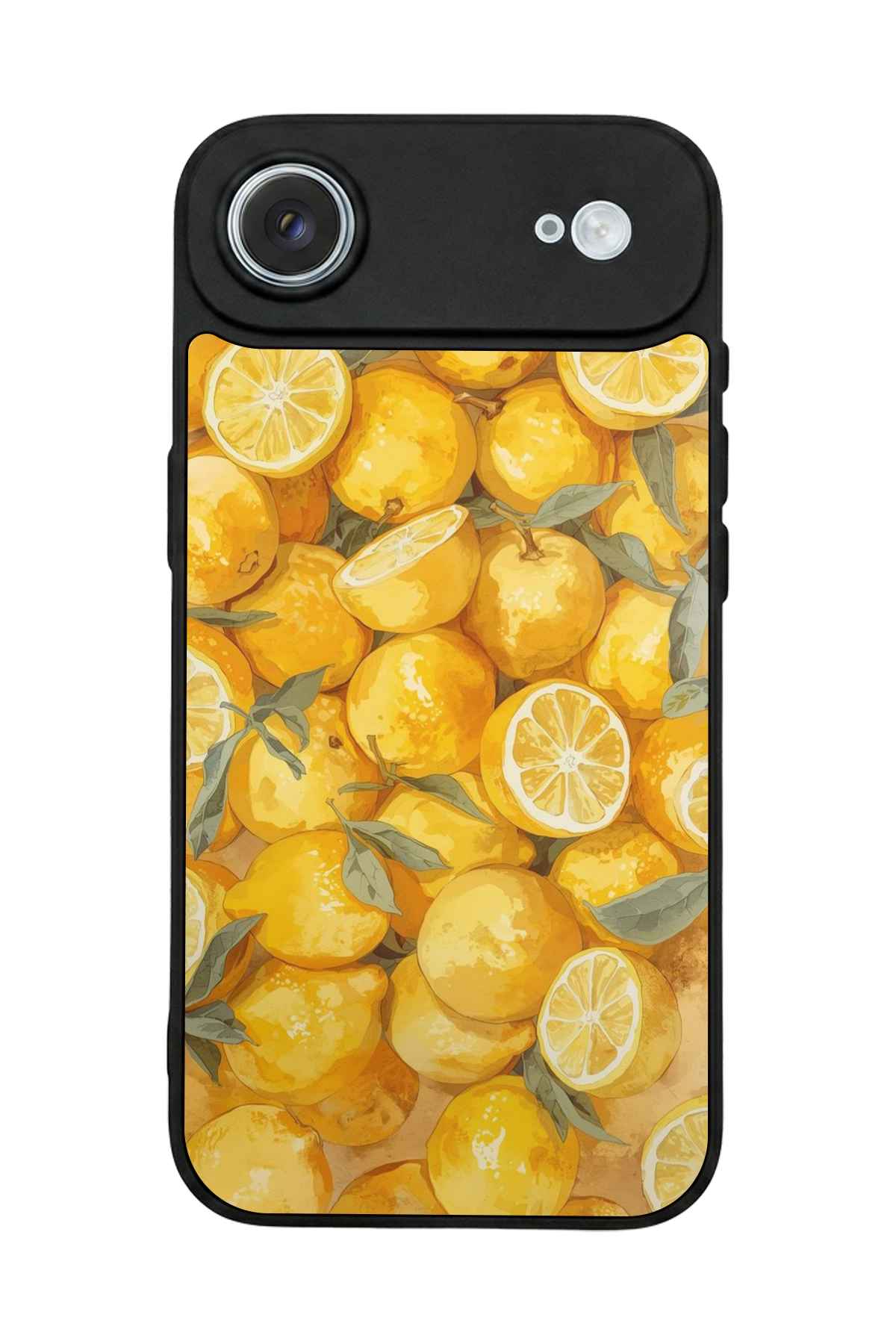 iPhone 17 Air Uyumlu Limon Tasarımlı Glossy Premium Kılıf