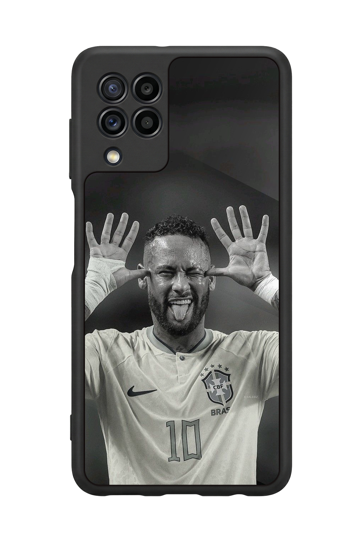 Samsung Galaxy M22 Uyumlu Neymar Tasarımlı Glossy Premium Kılıf