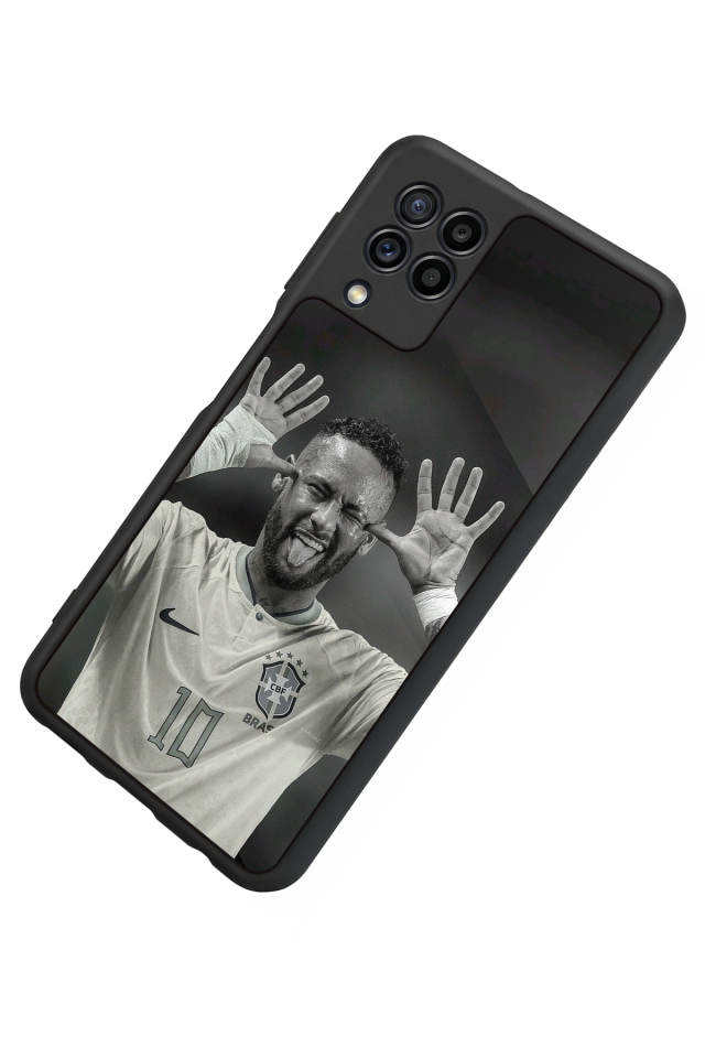Samsung Galaxy M22 Uyumlu Neymar Tasarımlı Glossy Premium Kılıf