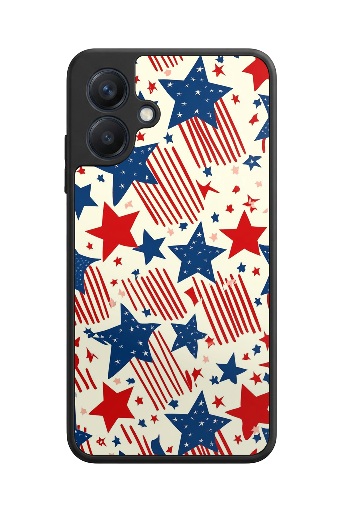 Samsung Galaxy A07 Uyumlu Retro Yildizlar Tasarımlı Glossy Premium Kılıf