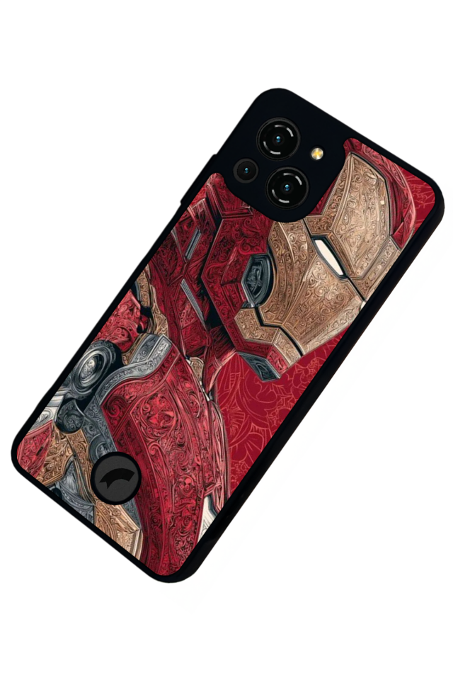 Reeder S23 Pro Max Uyumlu Iron Man ( Demir Adam ) Tasarımlı Glossy Premium Kılıf