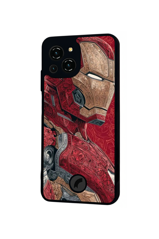 Reeder S23 Pro Max Uyumlu Iron Man ( Demir Adam ) Tasarımlı Glossy Premium Kılıf