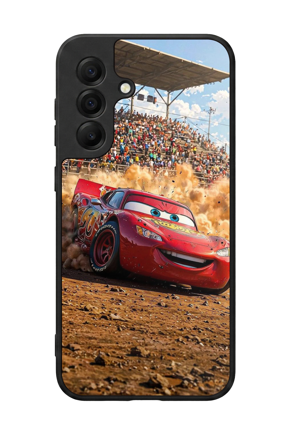 Samsung Galaxy A17 Uyumlu Şimsek McQueen Tasarımlı Glossy Premium Kılıf