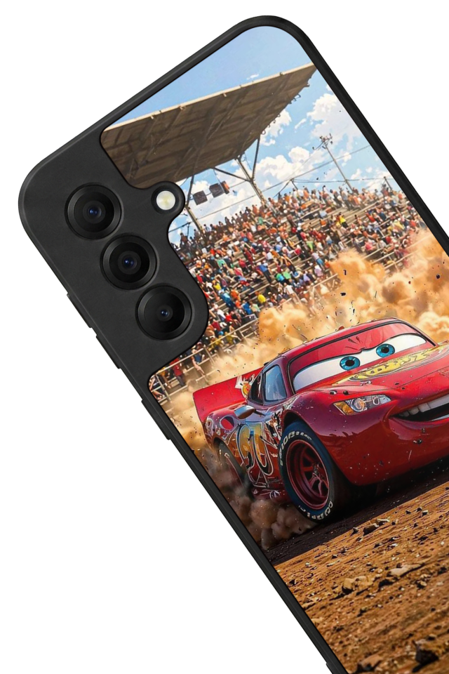 Samsung Galaxy A17 Uyumlu Şimsek McQueen Tasarımlı Glossy Premium Kılıf