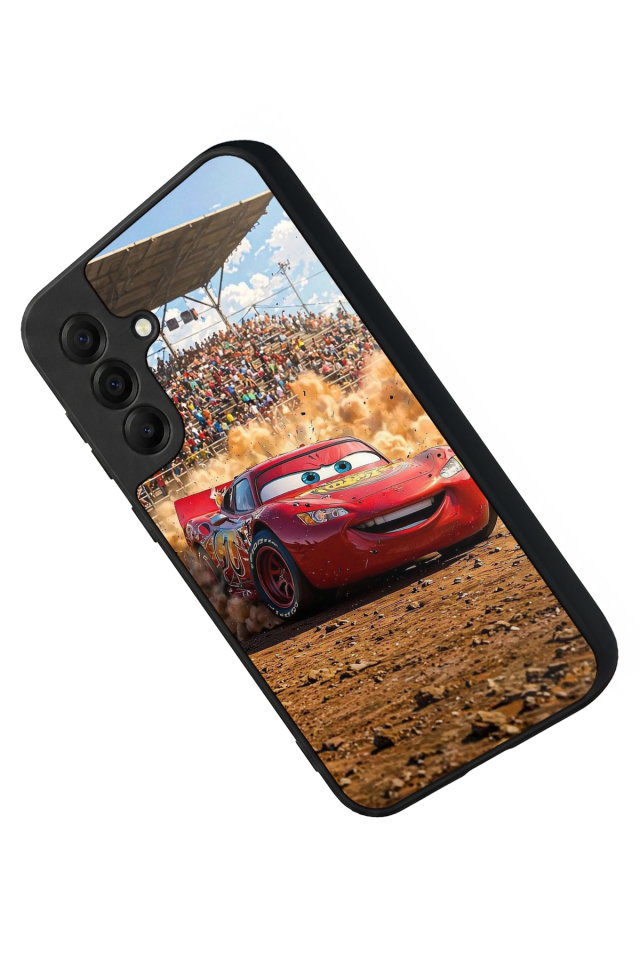 Samsung Galaxy A17 Uyumlu Şimsek McQueen Tasarımlı Glossy Premium Kılıf