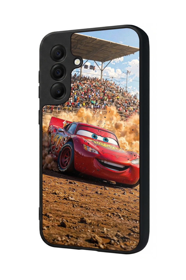 Samsung Galaxy A17 Uyumlu Şimsek McQueen Tasarımlı Glossy Premium Kılıf