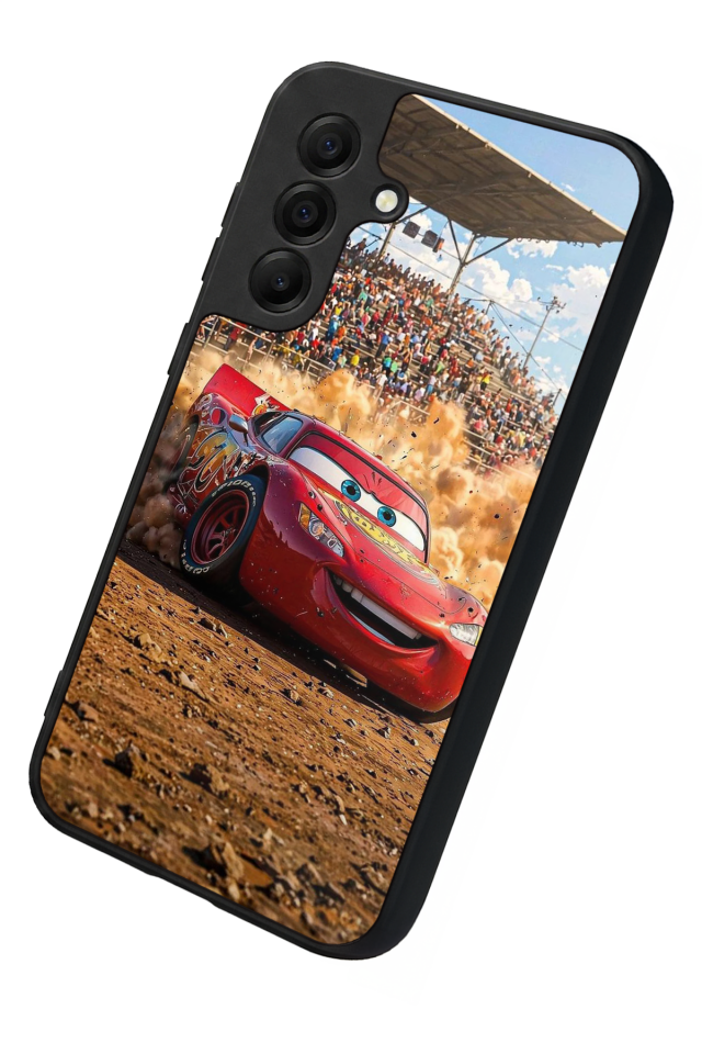 Samsung Galaxy A17 Uyumlu Şimsek McQueen Tasarımlı Glossy Premium Kılıf
