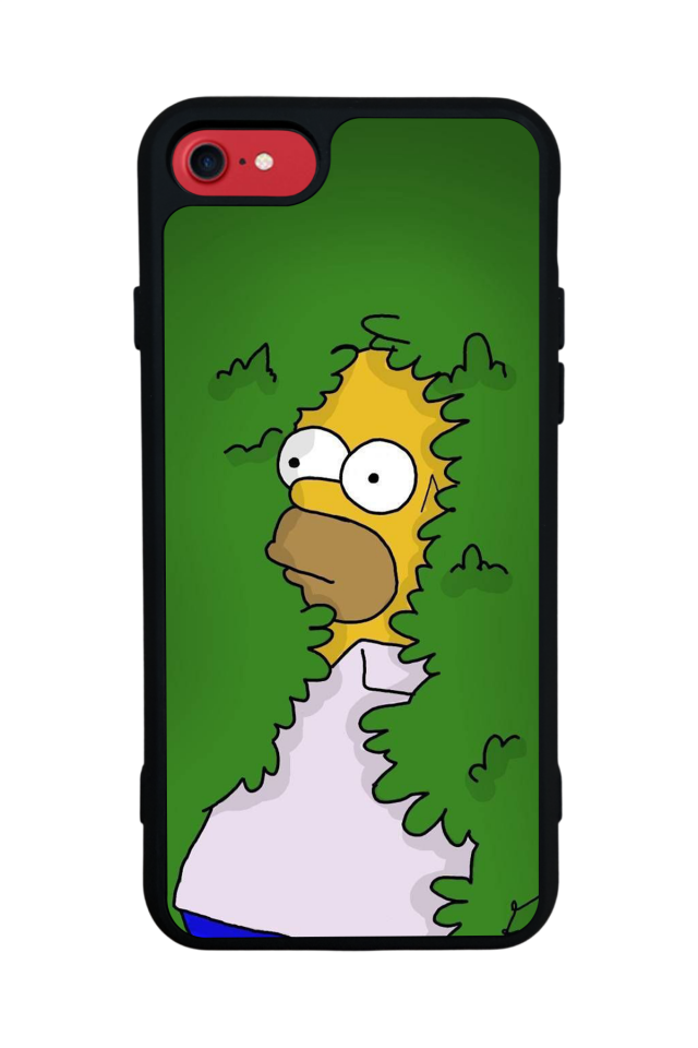 iPhone SE Uyumlu The Simpsons Tasarımlı Glossy Premium Kılıf