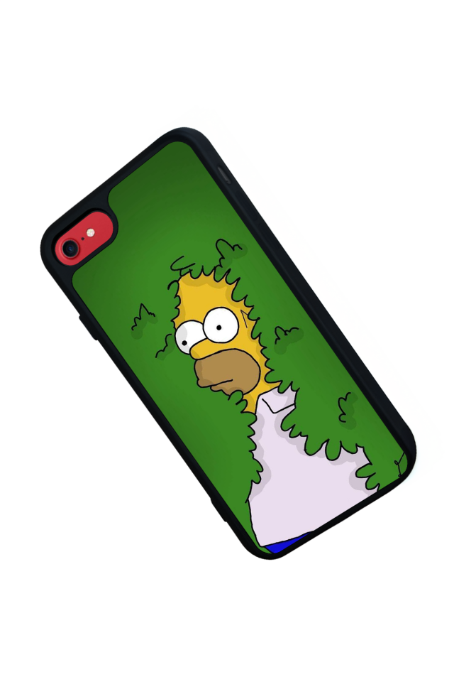 iPhone SE Uyumlu The Simpsons Tasarımlı Glossy Premium Kılıf