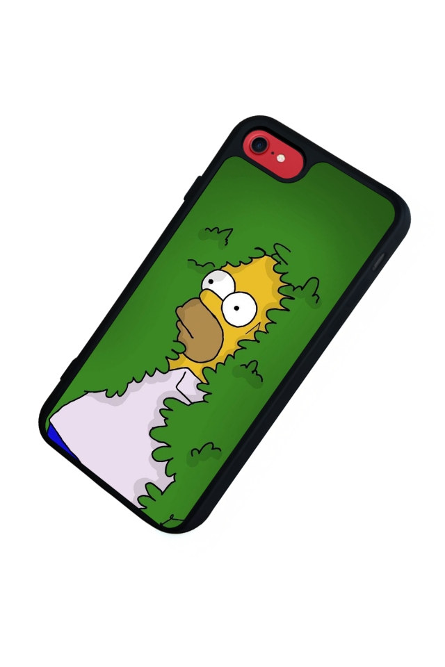 iPhone SE Uyumlu The Simpsons Tasarımlı Glossy Premium Kılıf