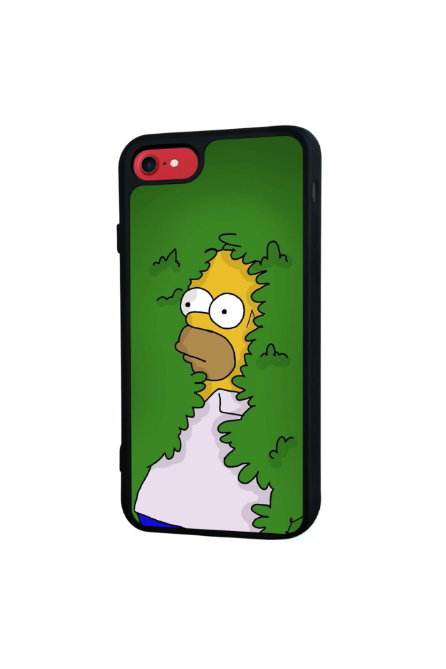 iPhone SE Uyumlu The Simpsons Tasarımlı Glossy Premium Kılıf