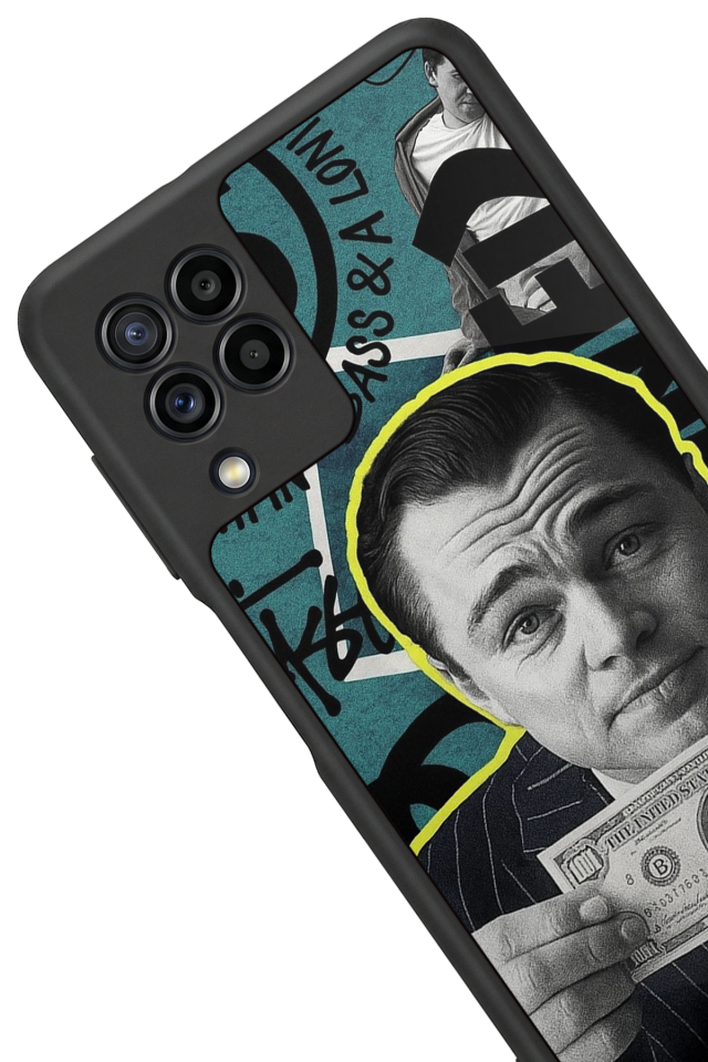 Samsung Galaxy M32 Uyumlu TheWolf Tasarımlı Glossy Premium Kılıf