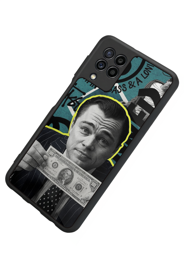 Samsung Galaxy M32 Uyumlu TheWolf Tasarımlı Glossy Premium Kılıf