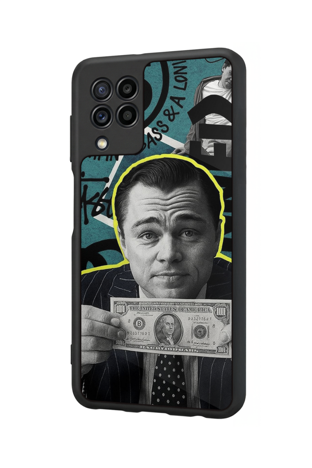 Samsung Galaxy M32 Uyumlu TheWolf Tasarımlı Glossy Premium Kılıf