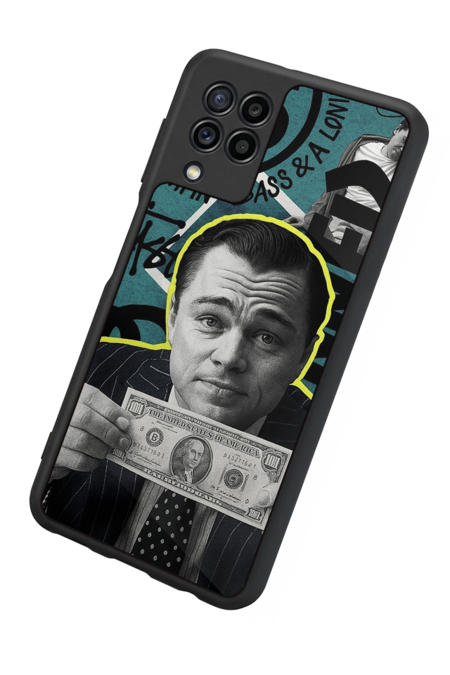 Samsung Galaxy M32 Uyumlu TheWolf Tasarımlı Glossy Premium Kılıf