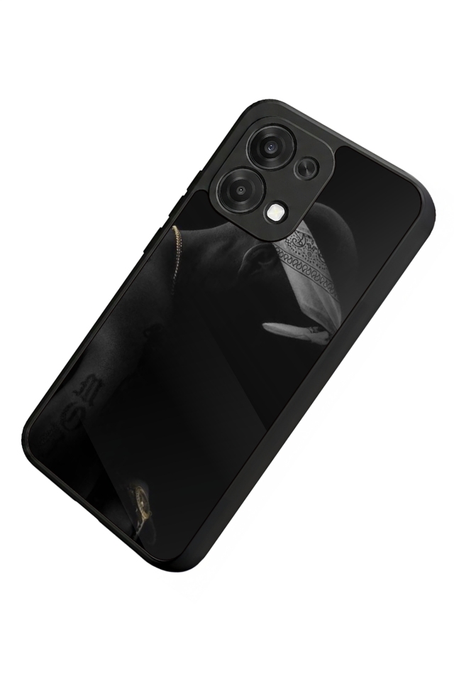 Oppo A6 Pro Uyumlu Tupac Tasarımlı Glossy Premium Kılıf