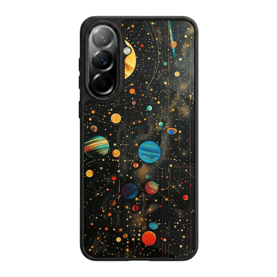 Samsung Galaxy A57 Uyumlu Uzay Tasarımlı Glossy Premium Kılıf