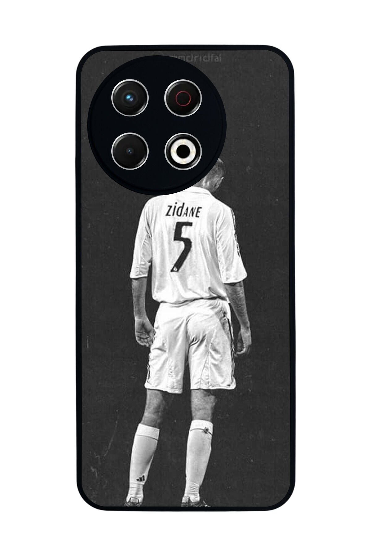 Tecno Spark 30 Pro Uyumlu Zidane Tasarımlı Glossy Premium Kılıf