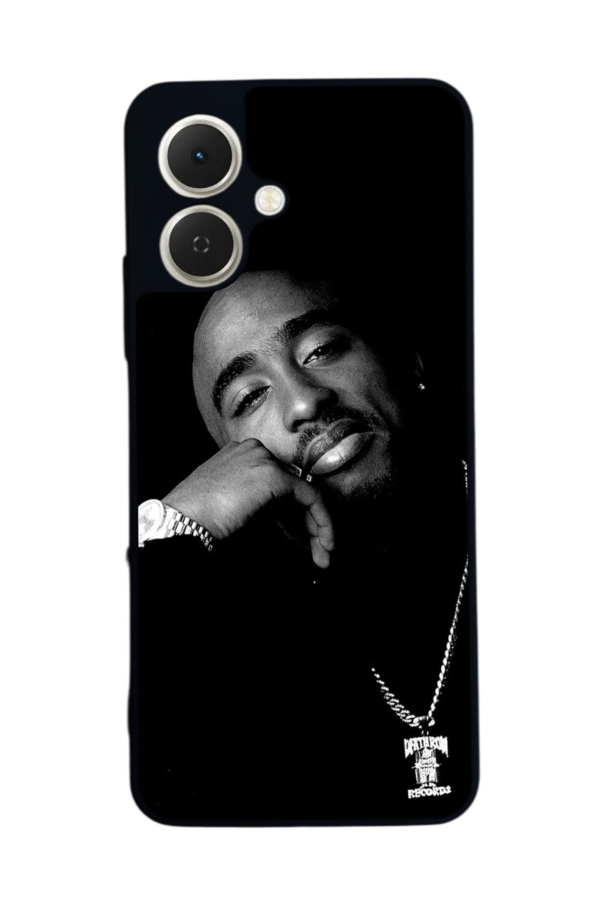 Tecno Spark GO 2 Uyumlu Tupac Tasarımlı Glossy Premium Kılıf
