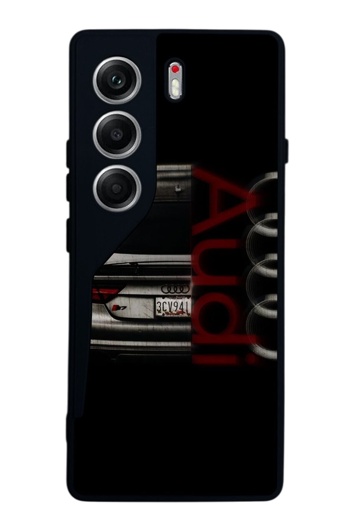Tecno Camon 40 Uyumlu Audi Tasarımlı Glossy Premium Kılıf