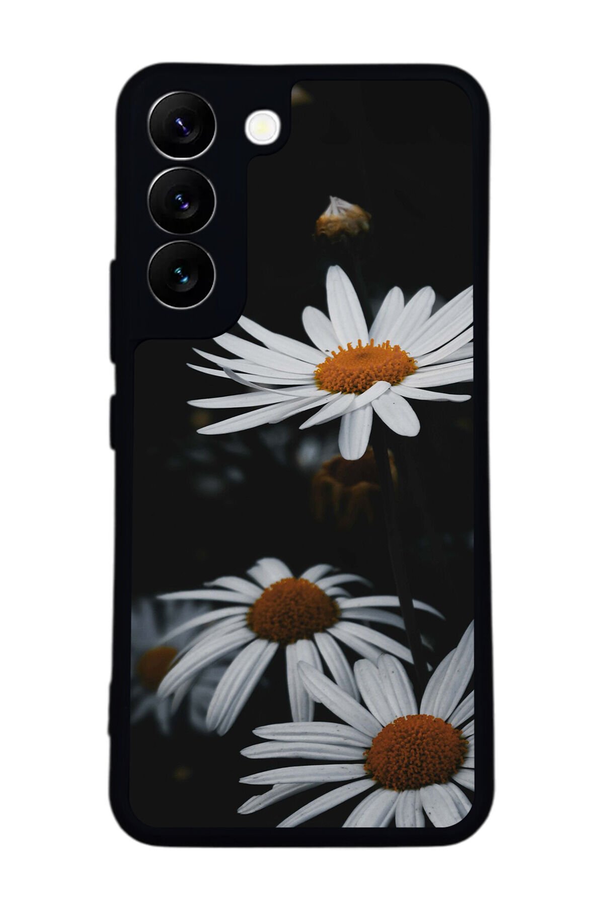 Samsung Galaxy S22 Uyumlu Cicek Tasarımlı Glossy Premium Kılıf