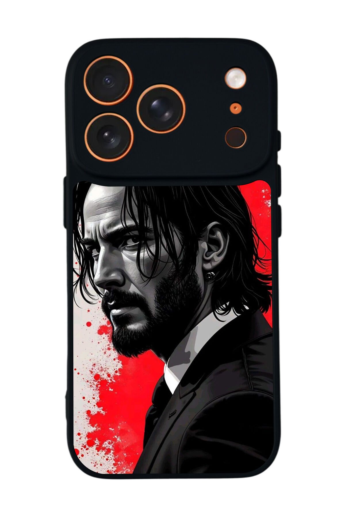 iPhone 17 Pro Max Uyumlu JohnWick Tasarımlı Glossy Premium Kılıf