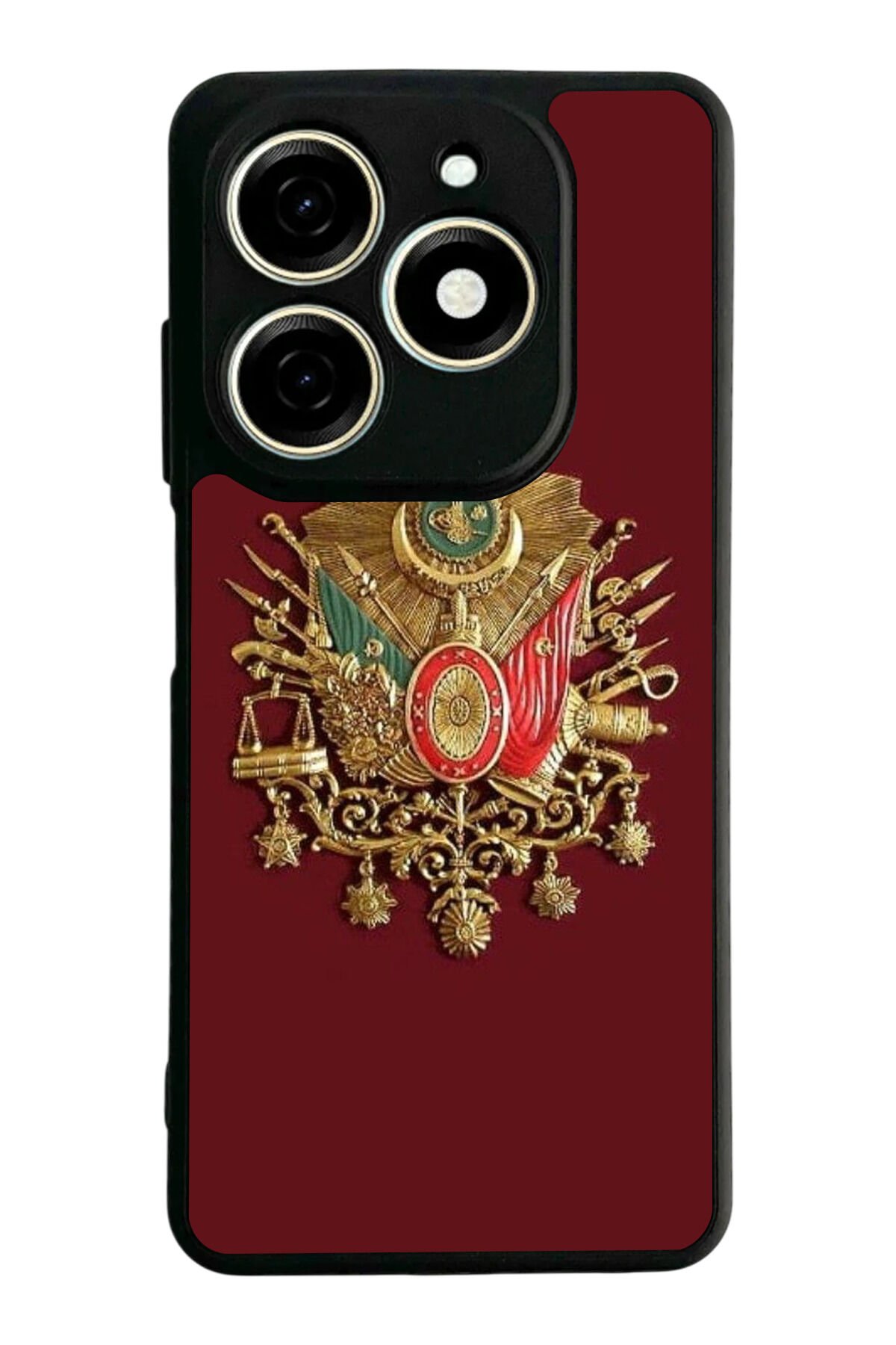 Infınıx Smart 8 Pro Uyumlu Osmanli Tugrasi Tasarımlı Glossy Premium Kılıf