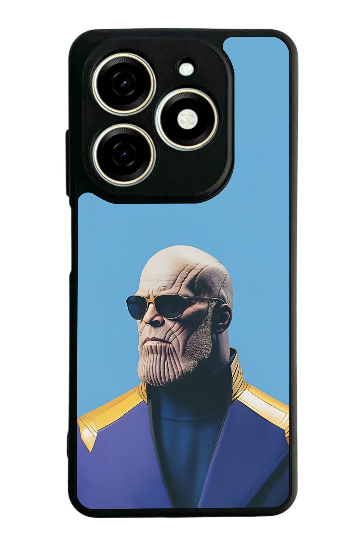 Infınıx Smart 8 Pro Uyumlu Thanos Tasarımlı Glossy Premium Kılıf