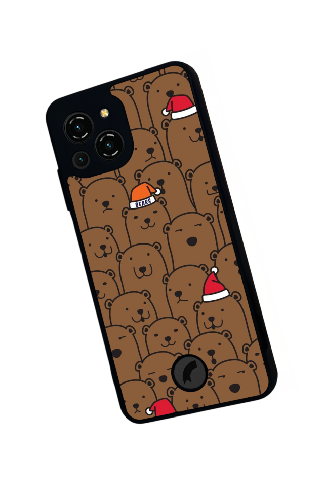 Reeder S23 Pro Max Uyumlu Ayı Tasarımlı Glossy Premium Kılıf