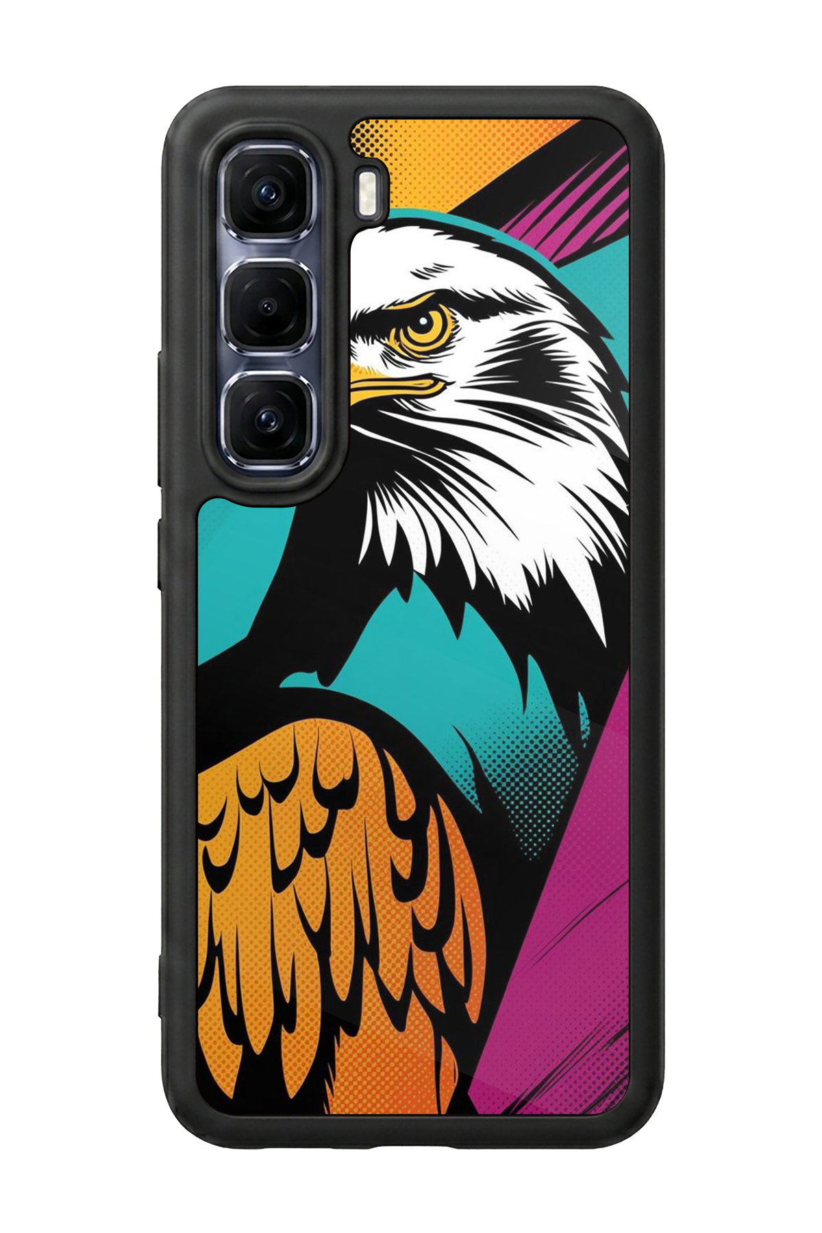 Infinix Hot 60 Pro Plus Uyumlu Besiktas Tasarımlı Glossy Premium Kılıf