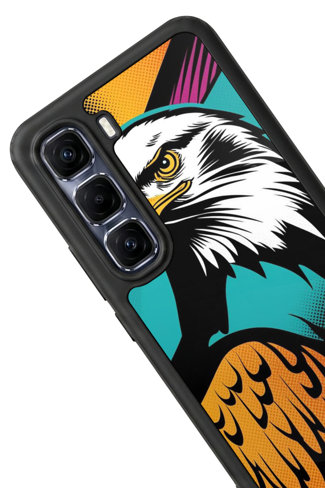 Infinix Hot 60 Pro Plus Uyumlu Besiktas Tasarımlı Glossy Premium Kılıf