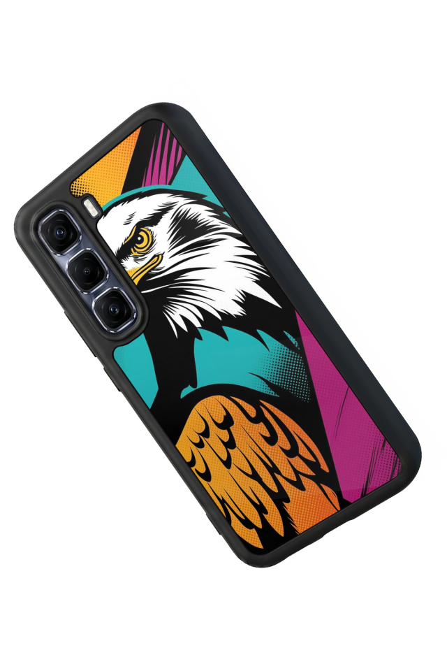 Infinix Hot 60 Pro Plus Uyumlu Besiktas Tasarımlı Glossy Premium Kılıf