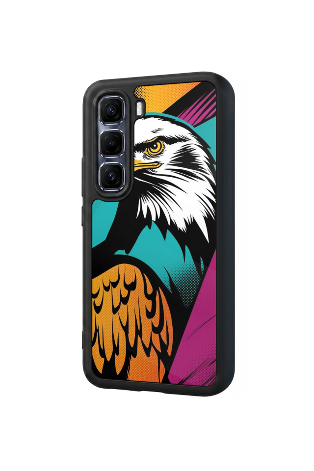 Infinix Hot 60 Pro Plus Uyumlu Besiktas Tasarımlı Glossy Premium Kılıf