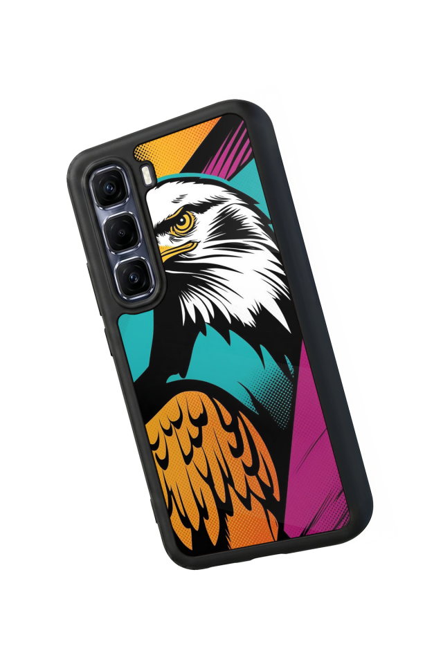 Infinix Hot 60 Pro Plus Uyumlu Besiktas Tasarımlı Glossy Premium Kılıf