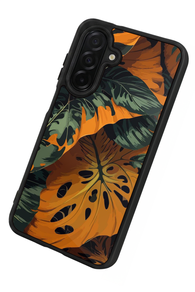 Samsung Galaxy A56 Uyumlu Botanik Tasarımlı Glossy Premium Kılıf