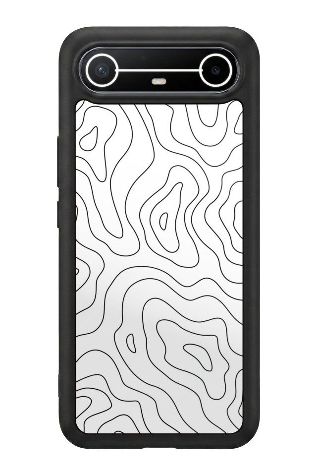 Tecno Spark Slim 5G Uyumlu Çizgi Sanatı Tasarımlı Glossy Premium Kılıf