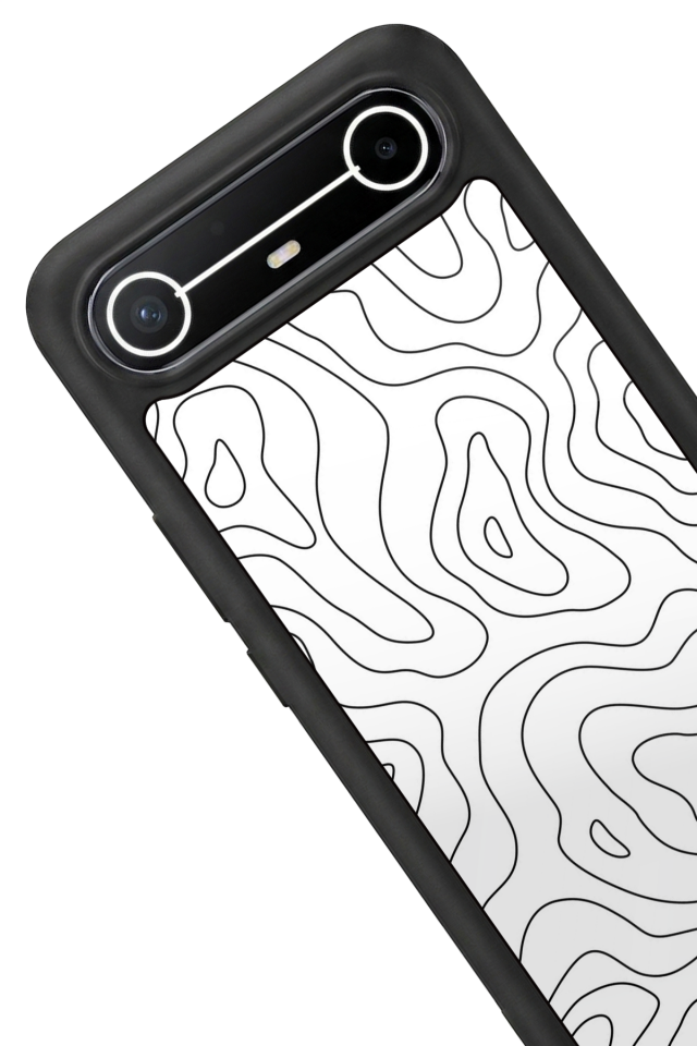 Tecno Spark Slim 5G Uyumlu Çizgi Sanatı Tasarımlı Glossy Premium Kılıf