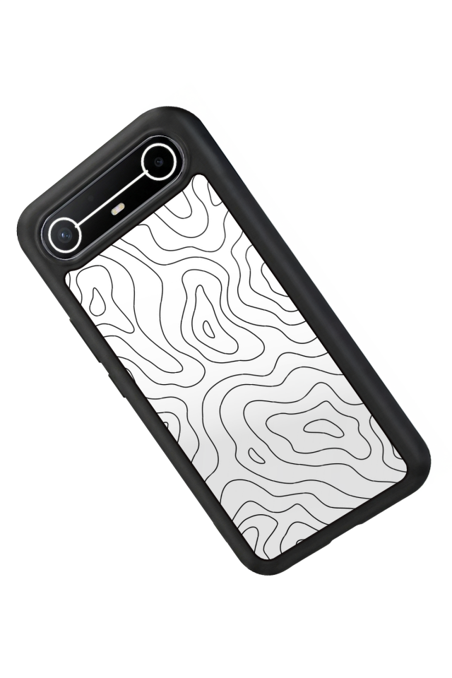 Tecno Spark Slim 5G Uyumlu Çizgi Sanatı Tasarımlı Glossy Premium Kılıf