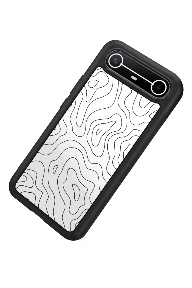 Tecno Spark Slim 5G Uyumlu Çizgi Sanatı Tasarımlı Glossy Premium Kılıf